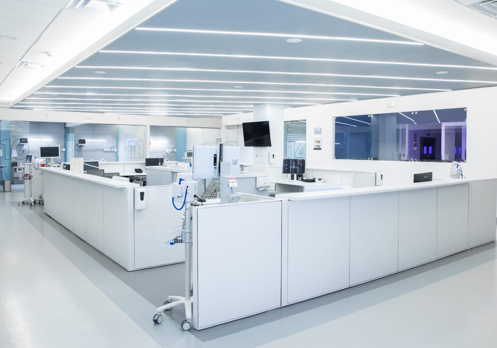 Bright, modern interior of the Obesity Control Center facility in Tijuana
