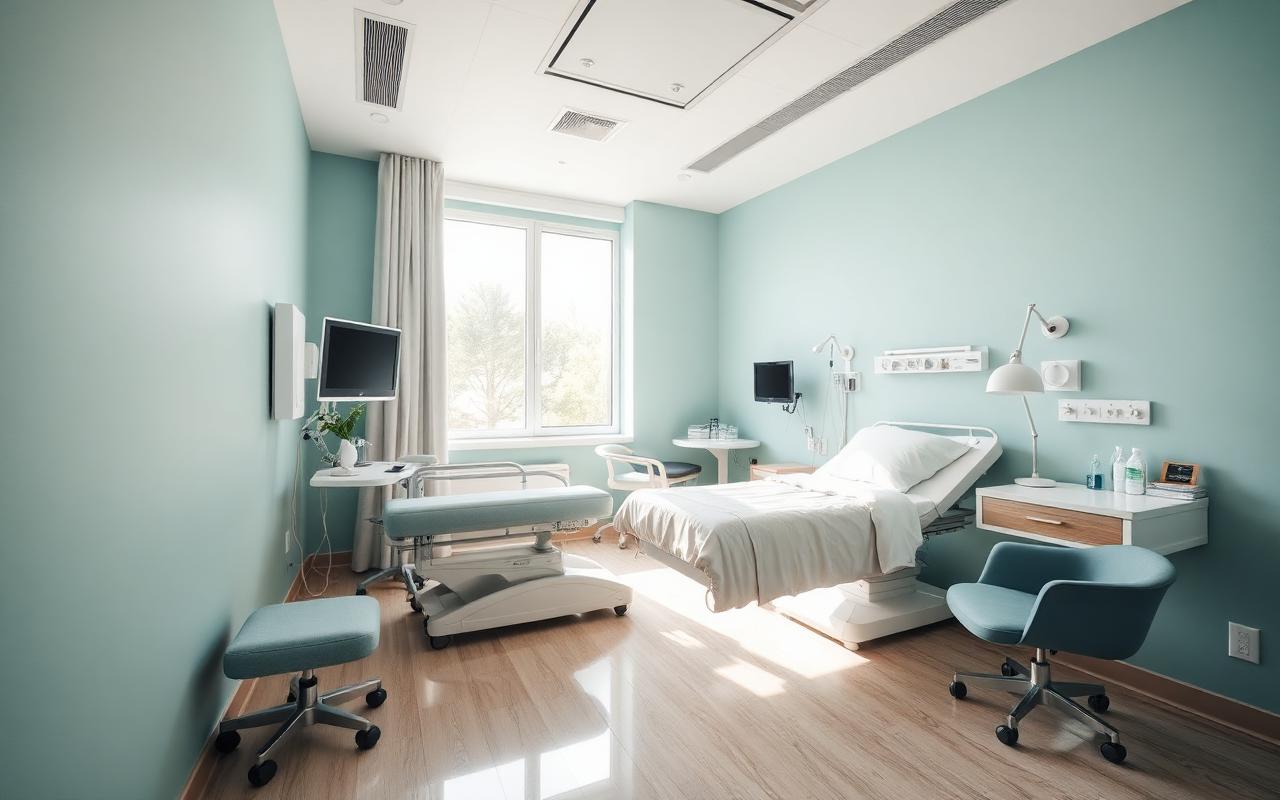 Comfortable recovery suite for bariatric patients
